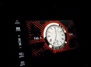 Clock red black face black - clock free wallpaper for desktop