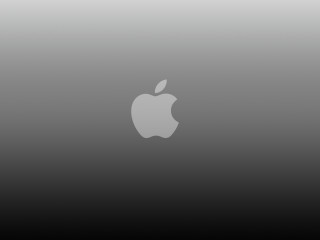 Apple logo black white gray 2 - photo of an apple logo free wallpaper
