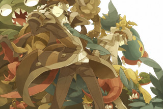 Man hat coat tree leaves - a man in a hat free wallpaper