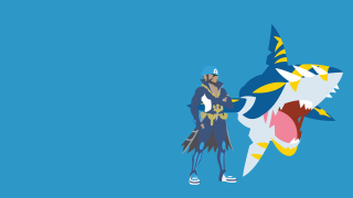 Cartoon character shark teeth sword - his hand and a helmet free wallpaper