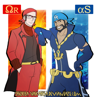 Cartoon characters fire background qr - orphism free wallpaper for tablet