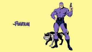 Man purple outfit gun dog - dave gibbons free wallpaper