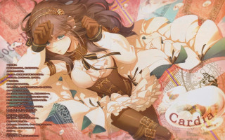 Woman hat dress coffee cardboard - a hat and a dress free wallpaper