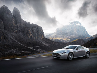 Silver car driving road mountains - annie leibovitz free wallpaper for desktop
