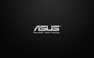 Black background white asus logo 2 - stuckism free wallpaper for desktop