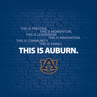 Blue background auburn logo words - a.b. frost free wallpaper for tablet