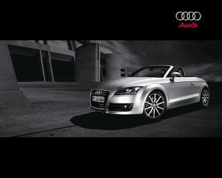 Silver car red roof black - roof free wallpaper