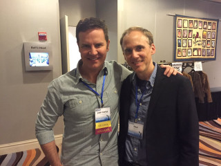 Two men standing room carpeted - eric dinyer free wallpaper