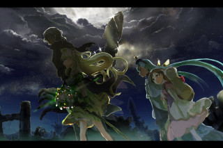 Couple people field night sky - a couple of people free wallpaper