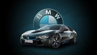 Bmw car emblem logo side 2 - the back of it free wallpaper for desktop