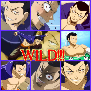 Anime collage wild characters man - rococo free wallpaper for tablet