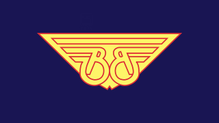 Yellow red logos blue background - bertram brooker free wallpaper