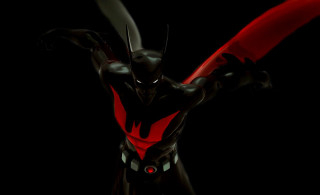 Black red costume man red - dark night free wallpaper