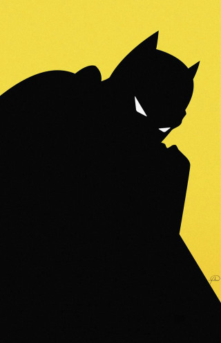 Black cat yellow background pop - dustin nguyen free wallpaper for mobile