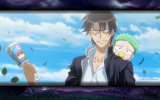 Man holding tennis racquet field - ufotable free wallpaper for desktop