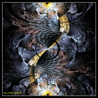 Spiral design yellow black white - a yellow center free wallpaper for tablet