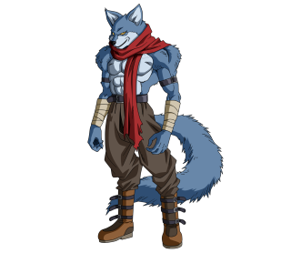 Cartoon character red scarf blue - akira toriyama free wallpaper for desktop