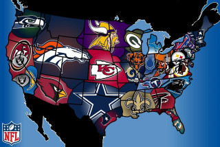 Nfl teams map united states 2 - a map of the united states free wallpaper