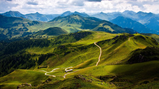 Winding road lush green mountains - edi rama free wallpaper for desktop