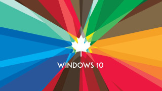 Colorful background star windows 10 - a star in the middle of it free wallpaper