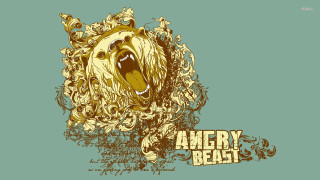Bear mouth open angry beat - chest free wallpaper