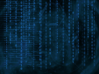 Blue background numbers clock dark 2 - number free wallpaper for desktop