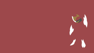 Red background white feathers gold - a gold crown free wallpaper