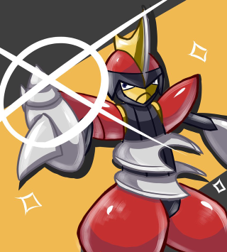 Cartoon character sword armor yellow - auto free wallpaper for tablet