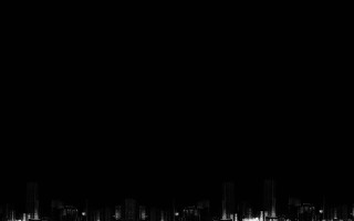 Black white city skyline night - a plane free wallpaper for desktop