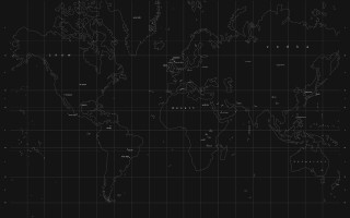 Black white world map countries - david rudnick free wallpaper for desktop