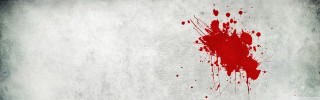 Red splatter white wall blood - spot free wallpaper
