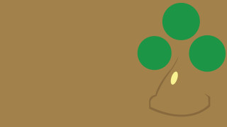 Green tree three leaves brown - exekia free wallpaper for desktop