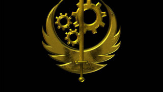 Golden clock gears black background - sci fi fantasy free wallpaper