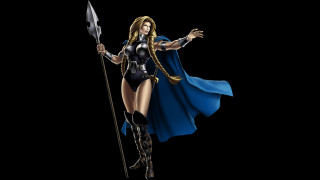 Woman costume spear sword cape - a cape free wallpaper