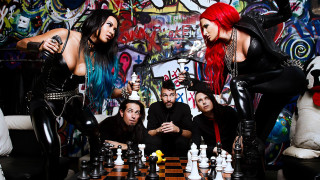 Chess players graffiti wall giant - graffiti free wallpaper for desktop