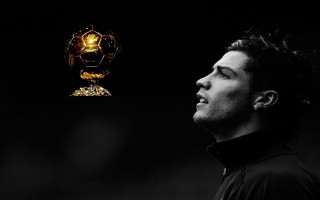 Man soccer ball golden trophy - a soccer ball free wallpaper