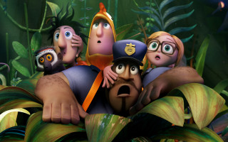 Cartoon characters jungle scene plants 2 - plant free wallpaper for desktop