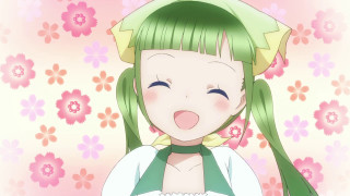 Girl green hair green dress - a green dress free wallpaper