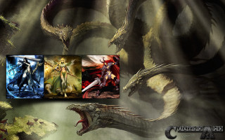 Dragon group middle frame images - magic free wallpaper