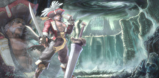 Red outfit giant creature sword - a giant creature free wallpaper