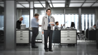 Man suit office people working - les automatiste free wallpaper