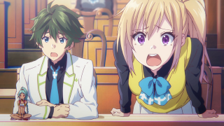 Anime characters surprised at table - the other looking free wallpaper for desktop