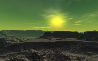 Mountain range sunset reflection beach - a distant mountain range in the distance free wallpaper