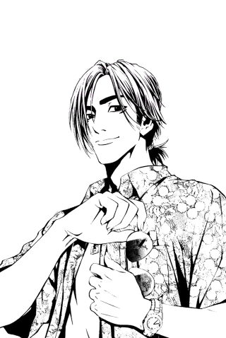 Person holding cell phone black - a drawing of a person holding free wallpaper