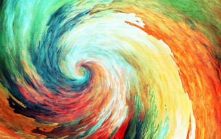 Colorful swirl black background white 7 - a colorful swirl free wallpaper