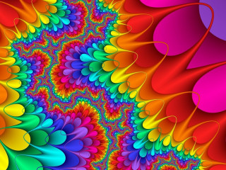 Colorful abstract spiral background rainbow - a colorful abstract background free wallpaper