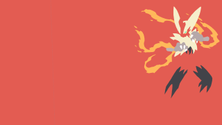 Cartoon character fire breathing arms 3 - outline free wallpaper