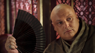 Man holding black fan serious - cloisonnism free wallpaper for desktop