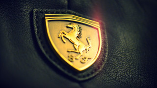Ferrari emblem black leather red - a black leather jacket free wallpaper for desktop