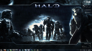 Computer screen group people halo - eddie mendoza free wallpaper